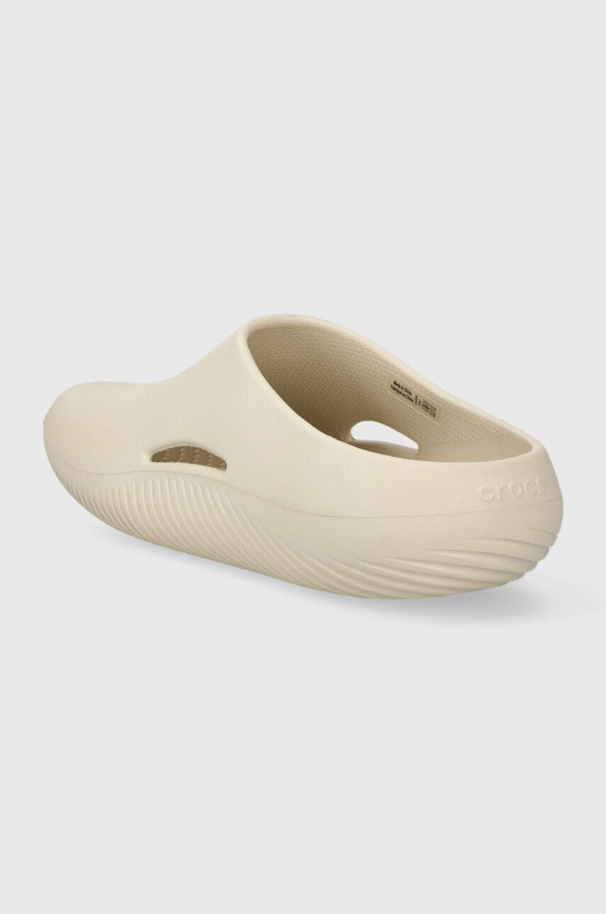 Crocs papuci Mellow Clog femei culoarea bej 208493 - Pled.ro