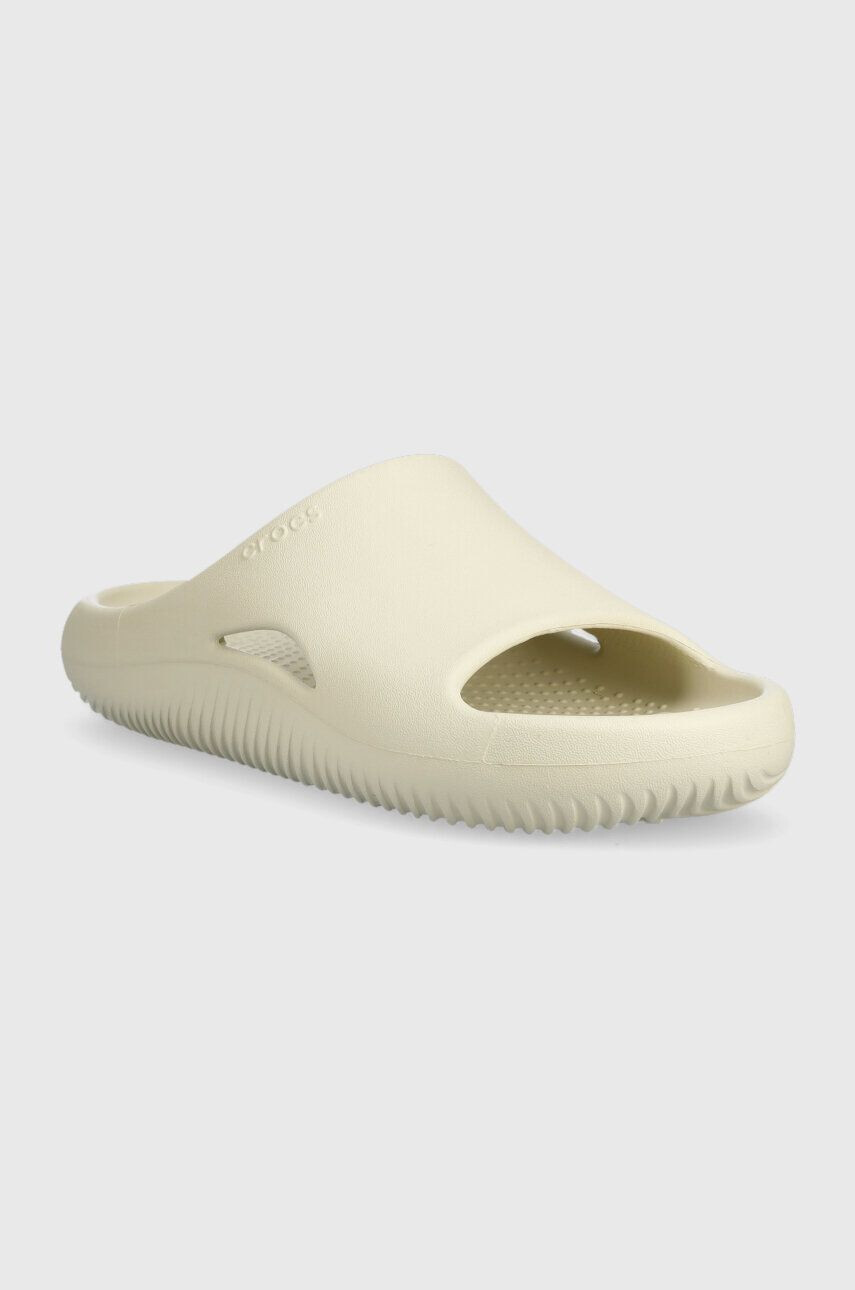 Crocs papuci Mellow Slide femei culoarea bej 208392 - Pled.ro