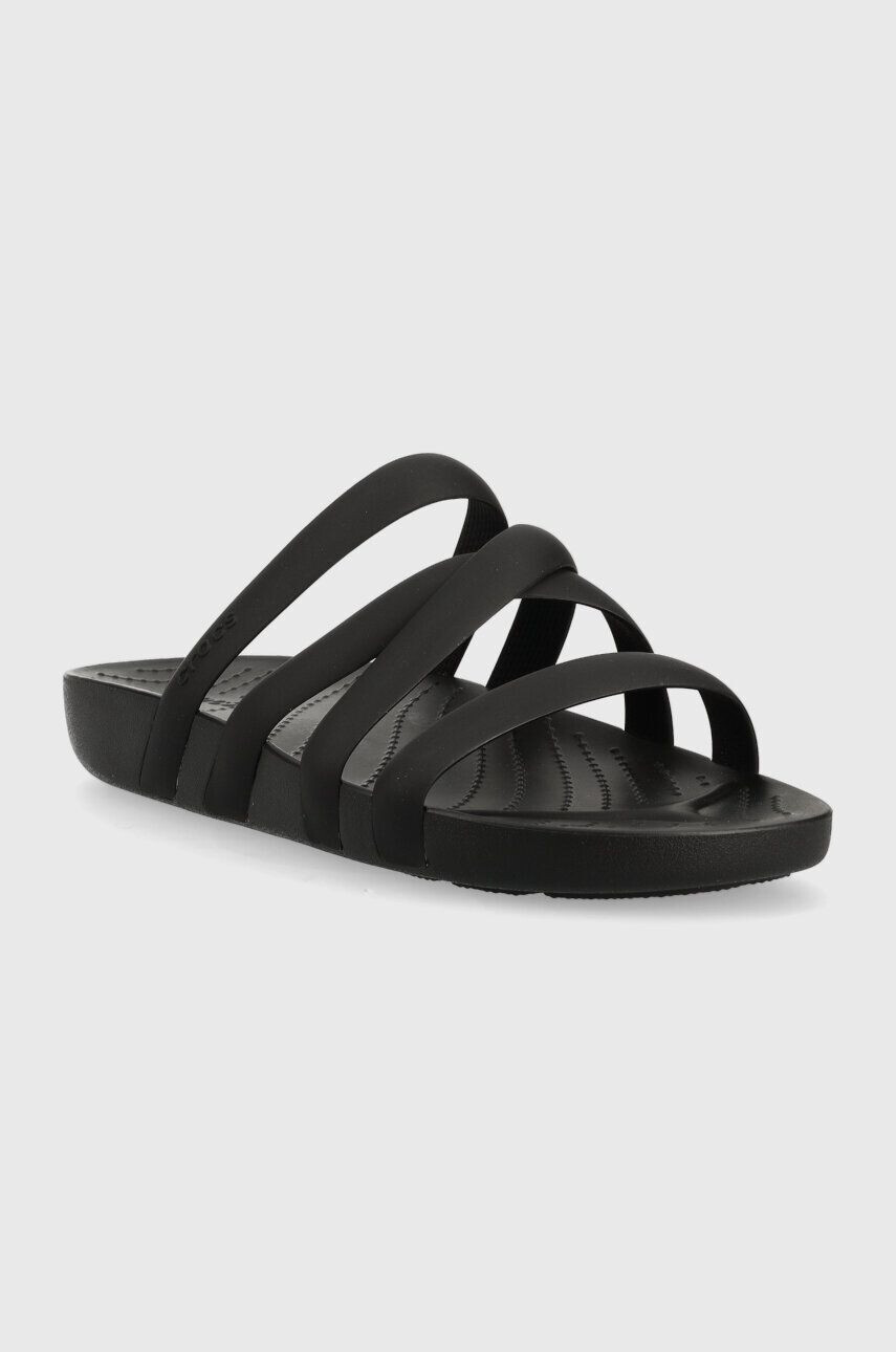 Crocs papuci Splash Strappy Sandal femei culoarea negru 208217 - Pled.ro