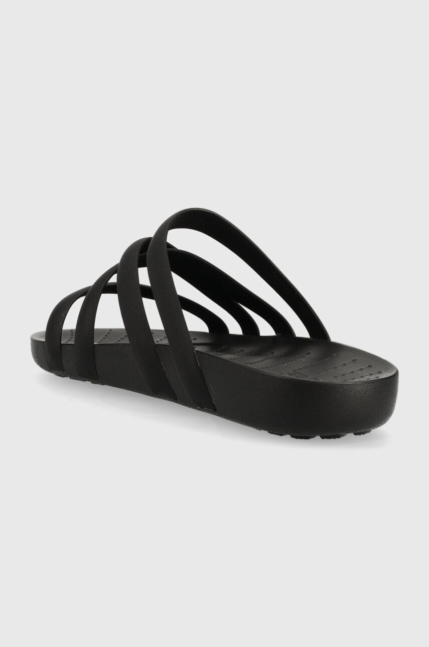 Crocs papuci Splash Strappy Sandal femei culoarea negru 208217 - Pled.ro