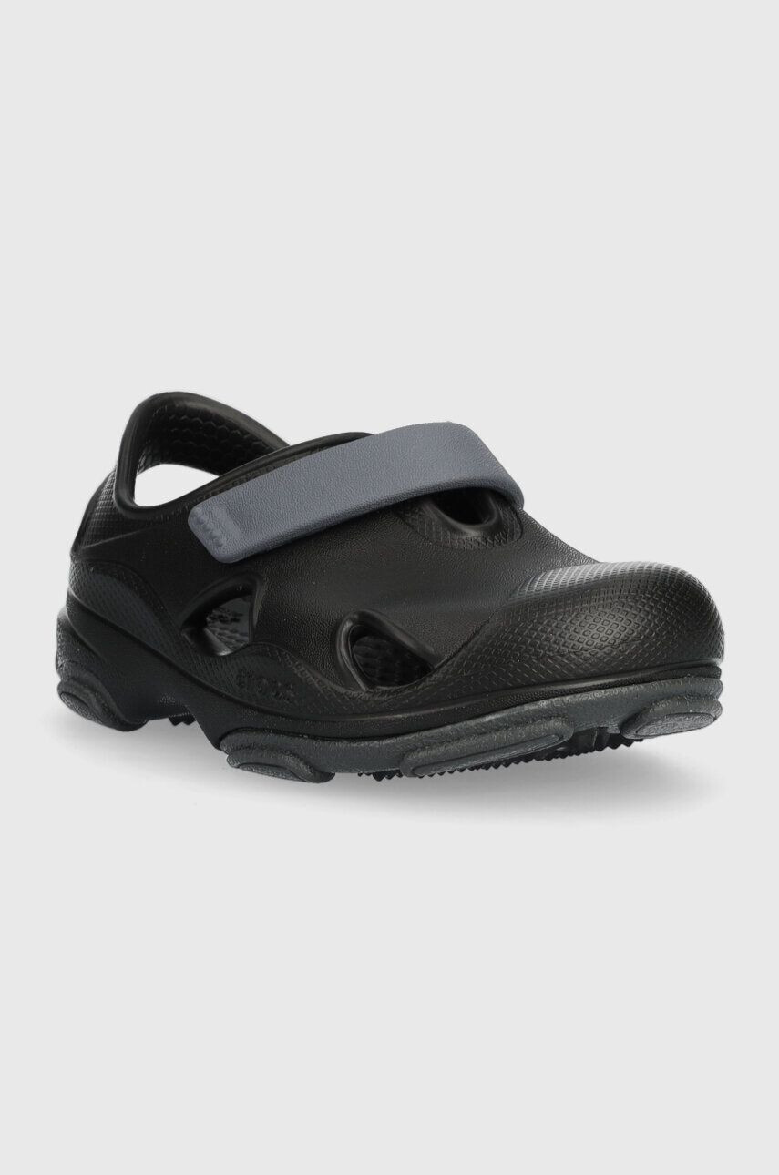 Crocs sandale copii ALL TERRAIN FISHERMAN SANDAL culoarea negru - Pled.ro