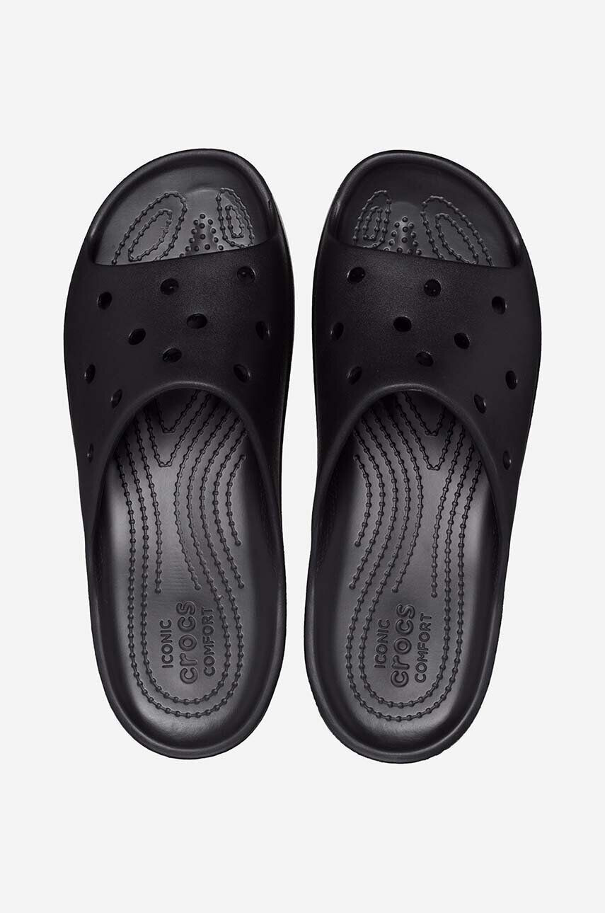 Crocs slapi culoarea maro - Pled.ro