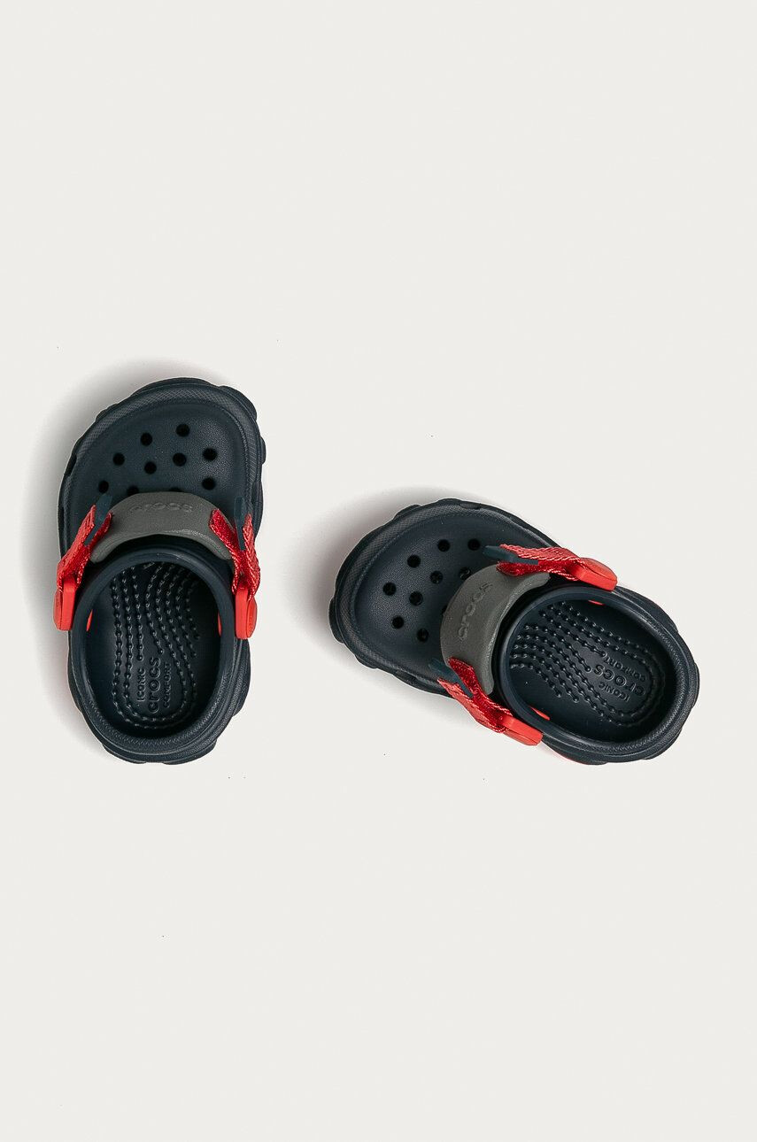 Crocs slapi copii culoarea rosu - Pled.ro