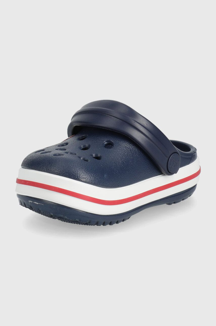 Crocs slapi copii culoarea albastru marin - Pled.ro