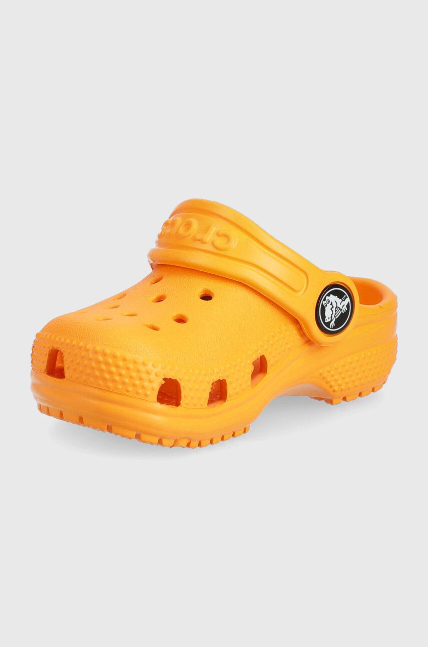 Crocs slapi copii culoarea portocaliu - Pled.ro