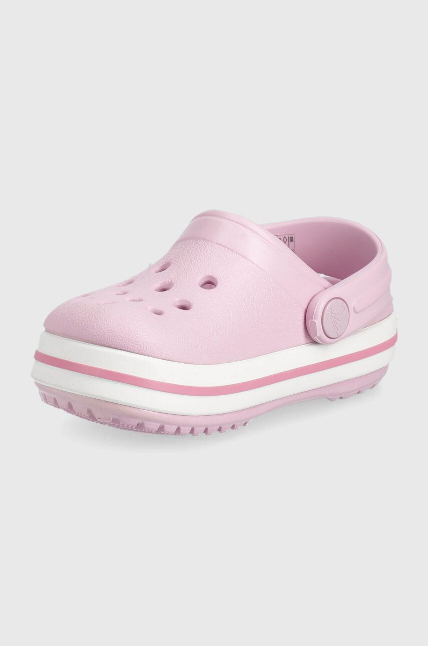 Crocs slapi copii culoarea albastru marin - Pled.ro