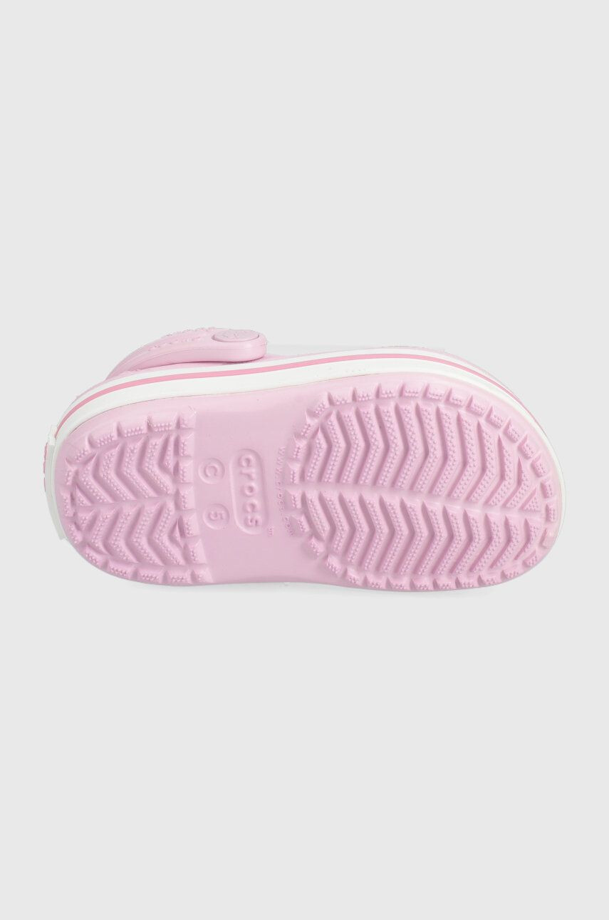 Crocs slapi copii culoarea albastru marin - Pled.ro