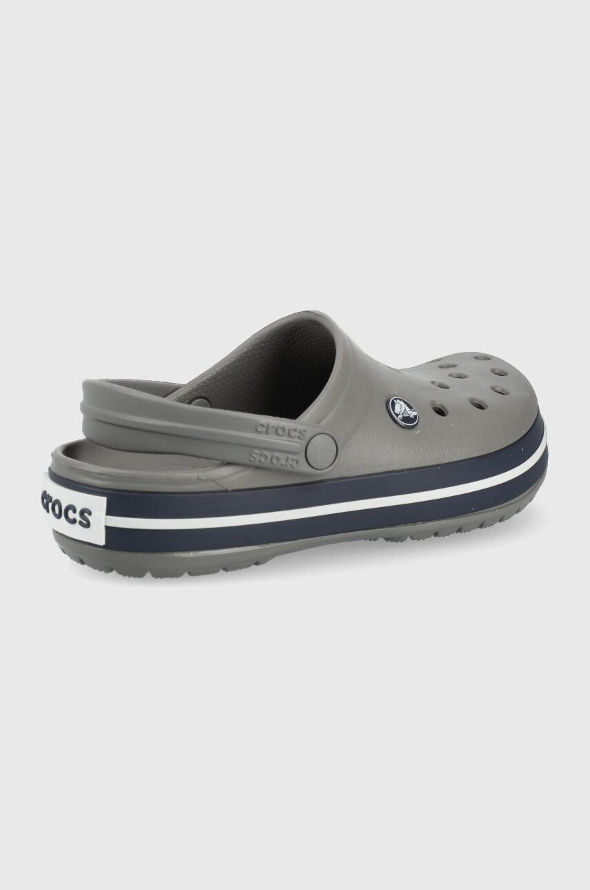 Crocs slapi copii culoarea gri - Pled.ro