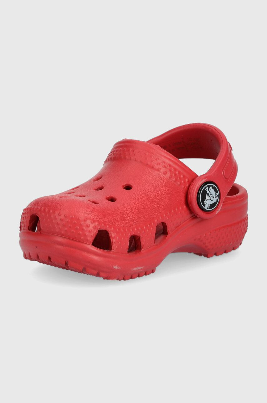 Crocs slapi copii culoarea galben - Pled.ro