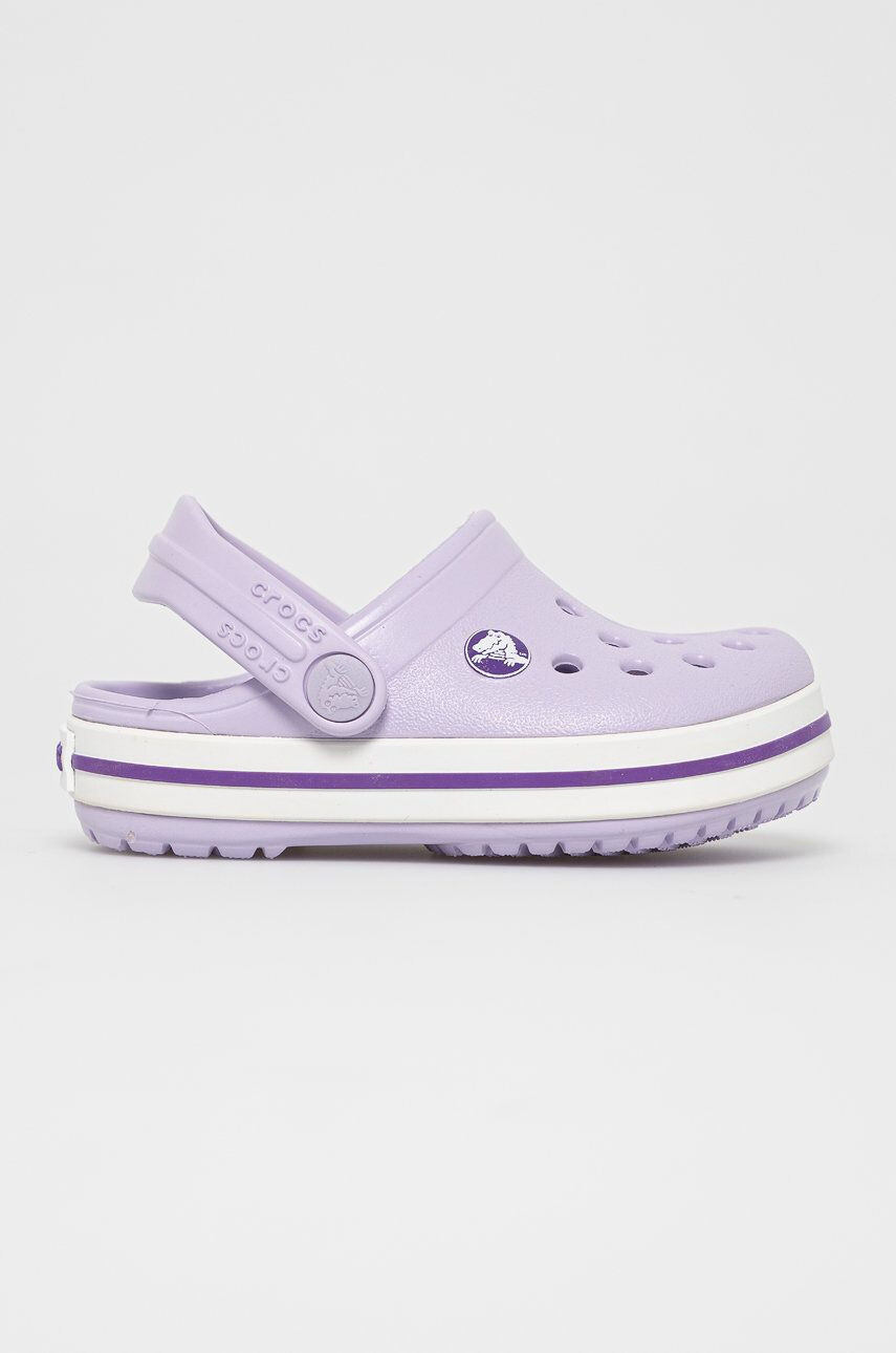 Crocs slapi copii culoarea violet - Pled.ro