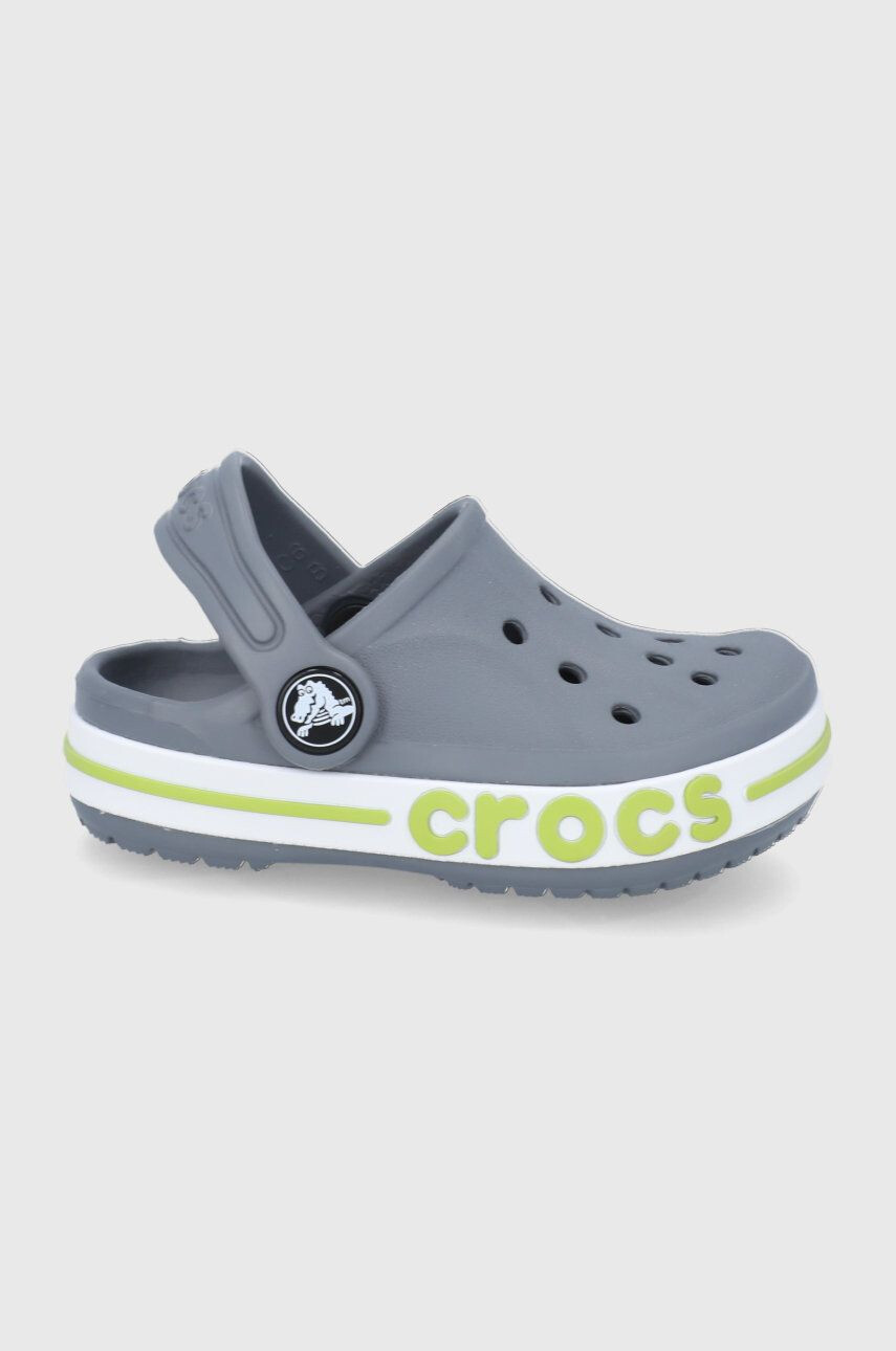 Crocs slapi copii culoarea alb - Pled.ro