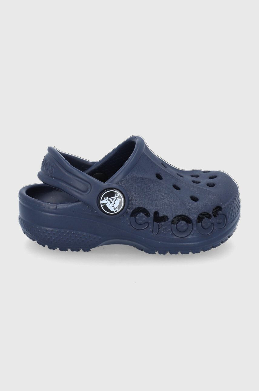 Crocs Șlapi copii culoarea albastru marin - Pled.ro