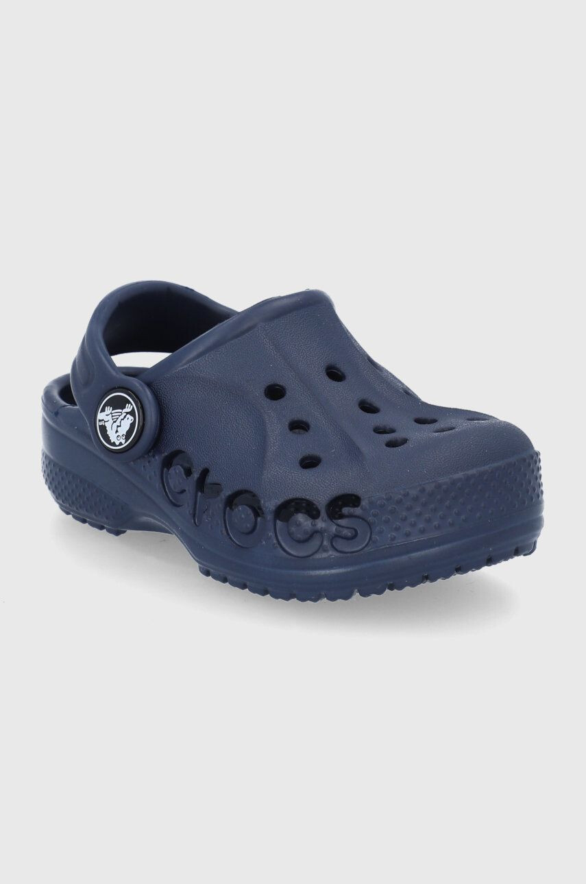 Crocs Șlapi copii culoarea albastru marin - Pled.ro