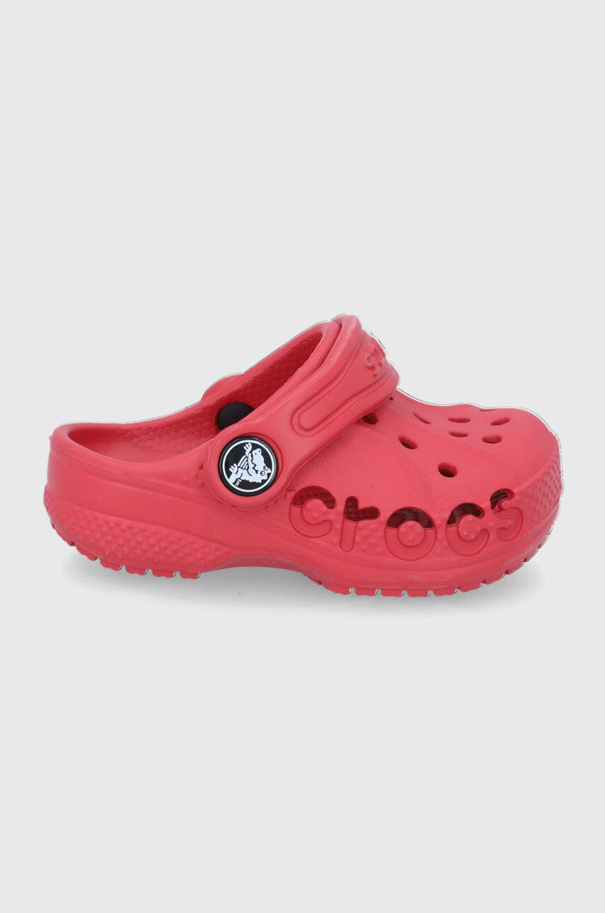 Crocs slapi copii culoarea negru - Pled.ro