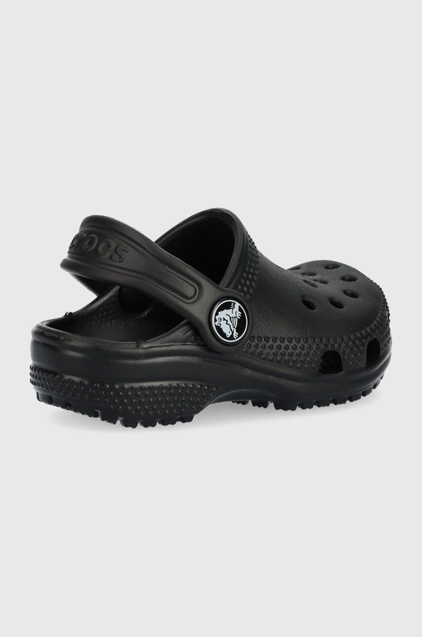 Crocs slapi copii culoarea negru - Pled.ro