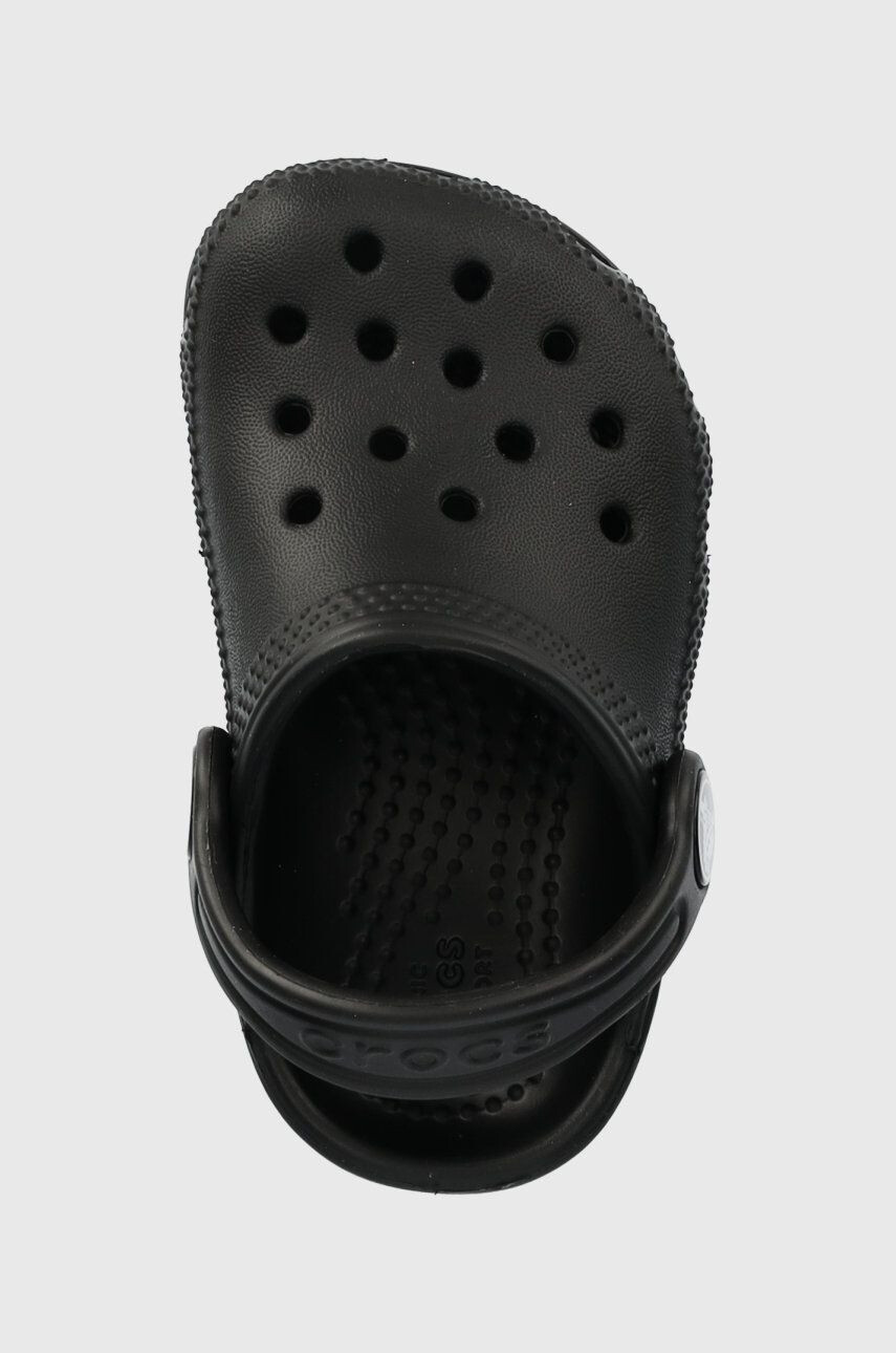 Crocs slapi copii culoarea negru - Pled.ro