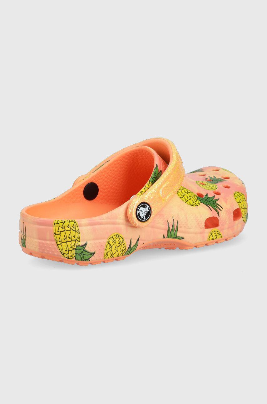 Crocs slapi copii culoarea portocaliu - Pled.ro