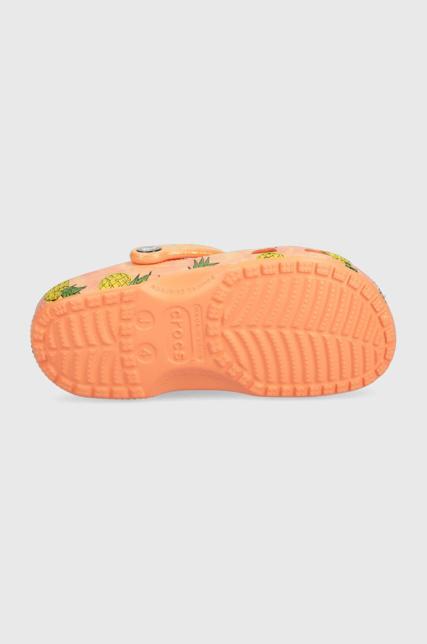 Crocs slapi copii culoarea portocaliu - Pled.ro