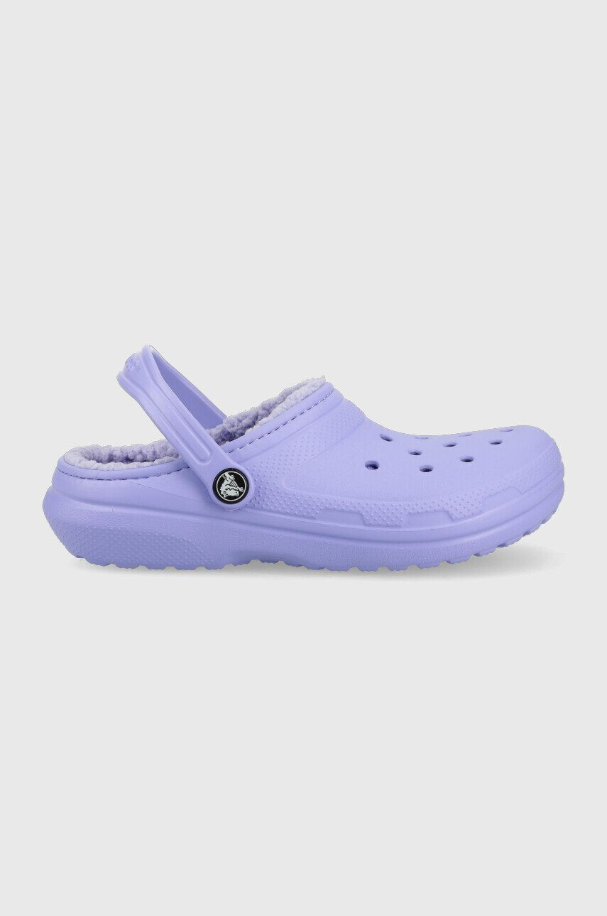 Crocs slapi copii culoarea violet - Pled.ro