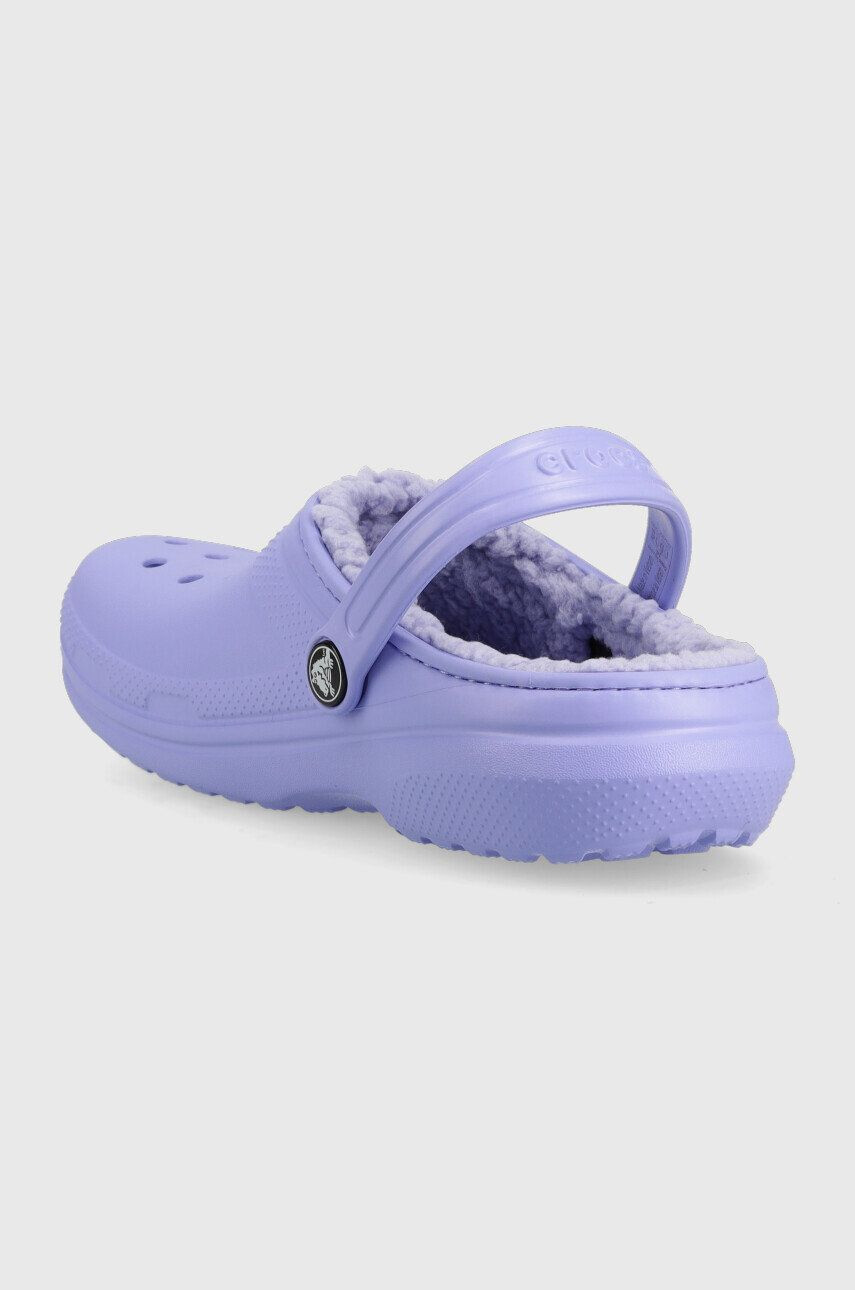 Crocs slapi copii culoarea violet - Pled.ro