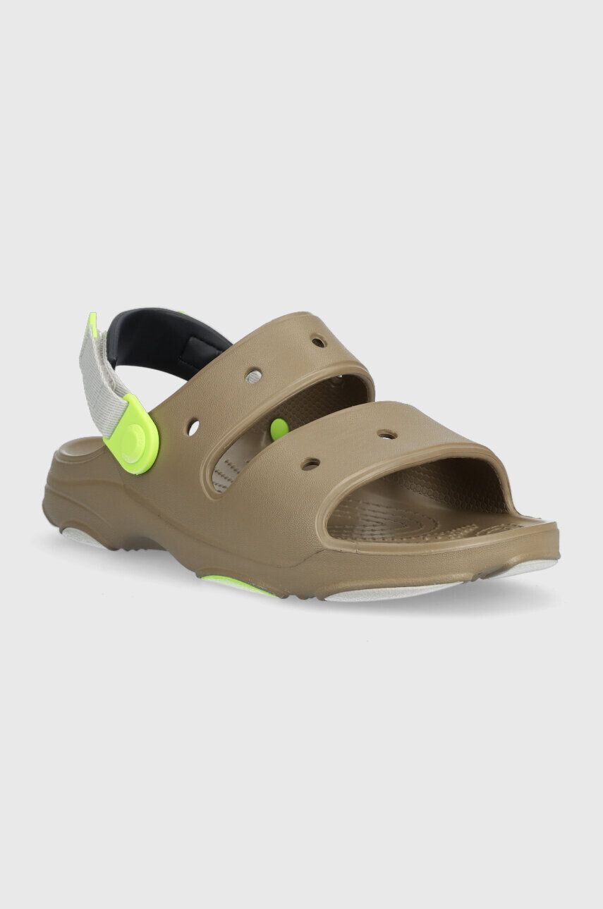 Crocs slapi copii culoarea galben - Pled.ro