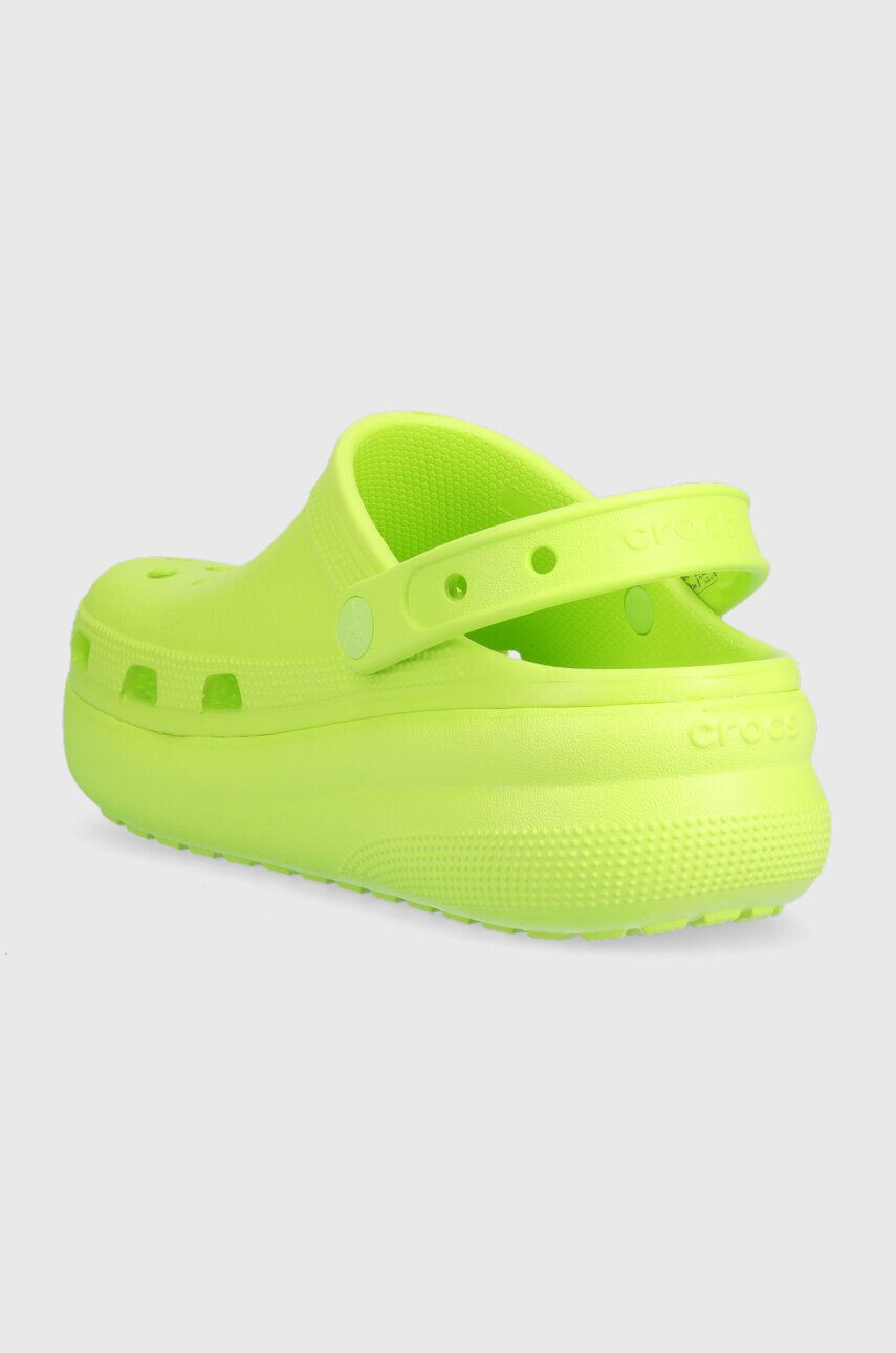 Crocs slapi copii culoarea verde - Pled.ro