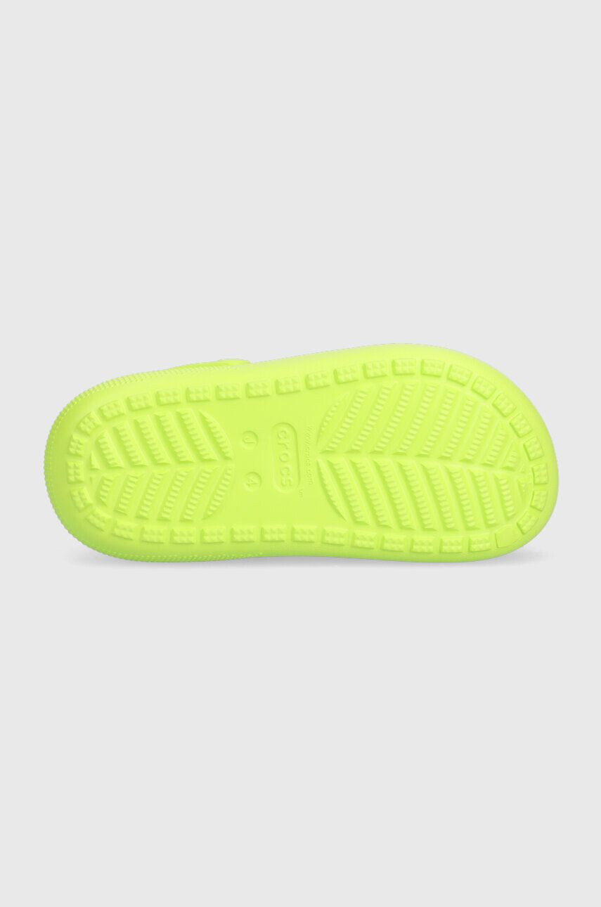 Crocs slapi copii culoarea verde - Pled.ro