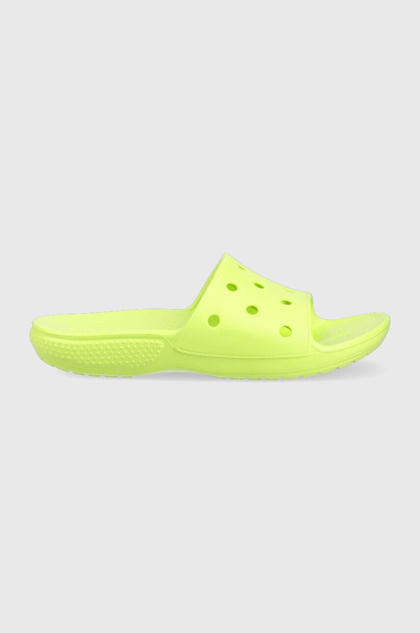 Crocs slapi copii culoarea verde - Pled.ro