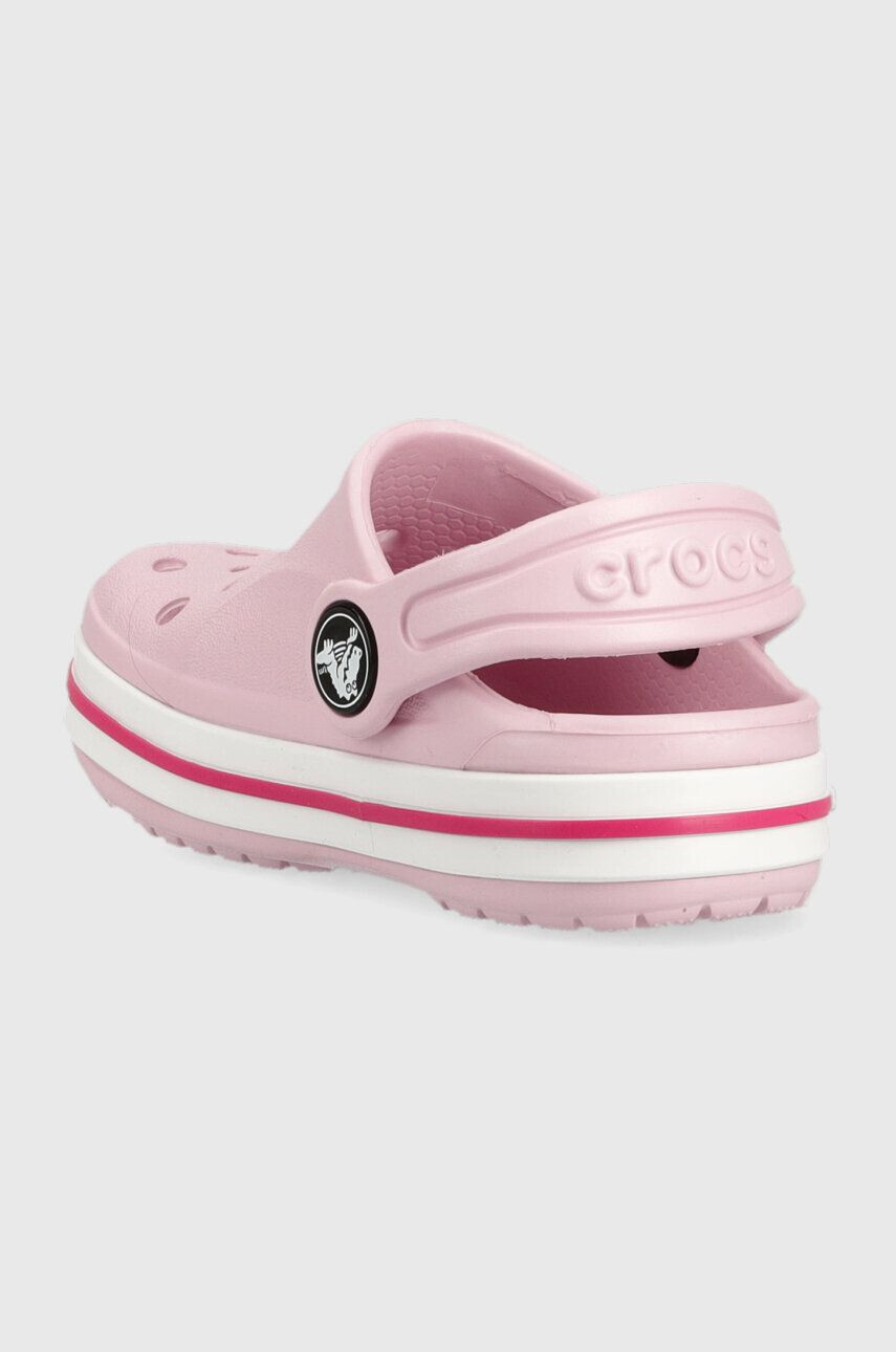 Crocs slapi copii culoarea gri - Pled.ro