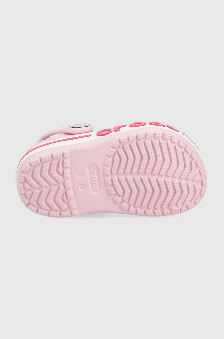 Crocs slapi copii culoarea gri - Pled.ro