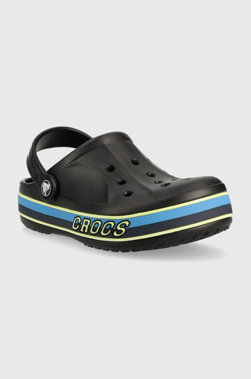 Crocs slapi copii culoarea negru - Pled.ro