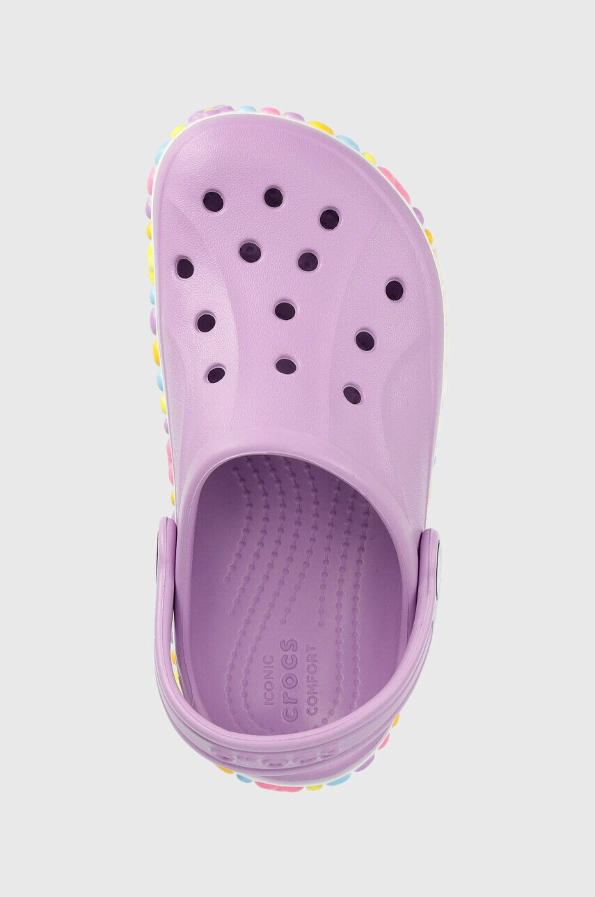 Crocs slapi copii culoarea violet - Pled.ro