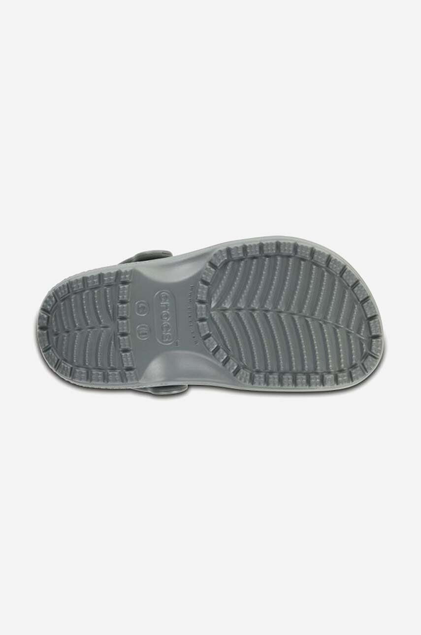 Crocs slapi copii culoarea gri - Pled.ro