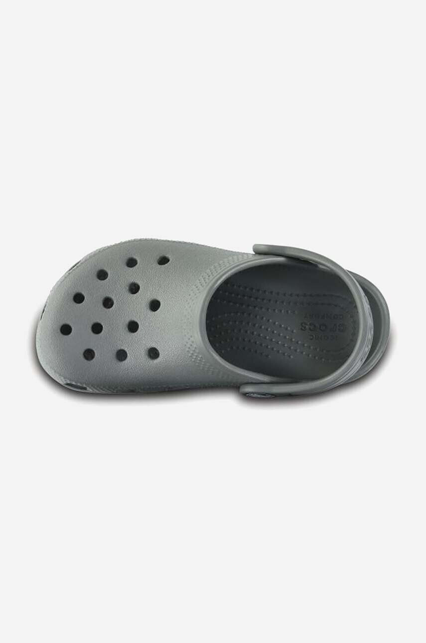 Crocs slapi copii culoarea gri - Pled.ro