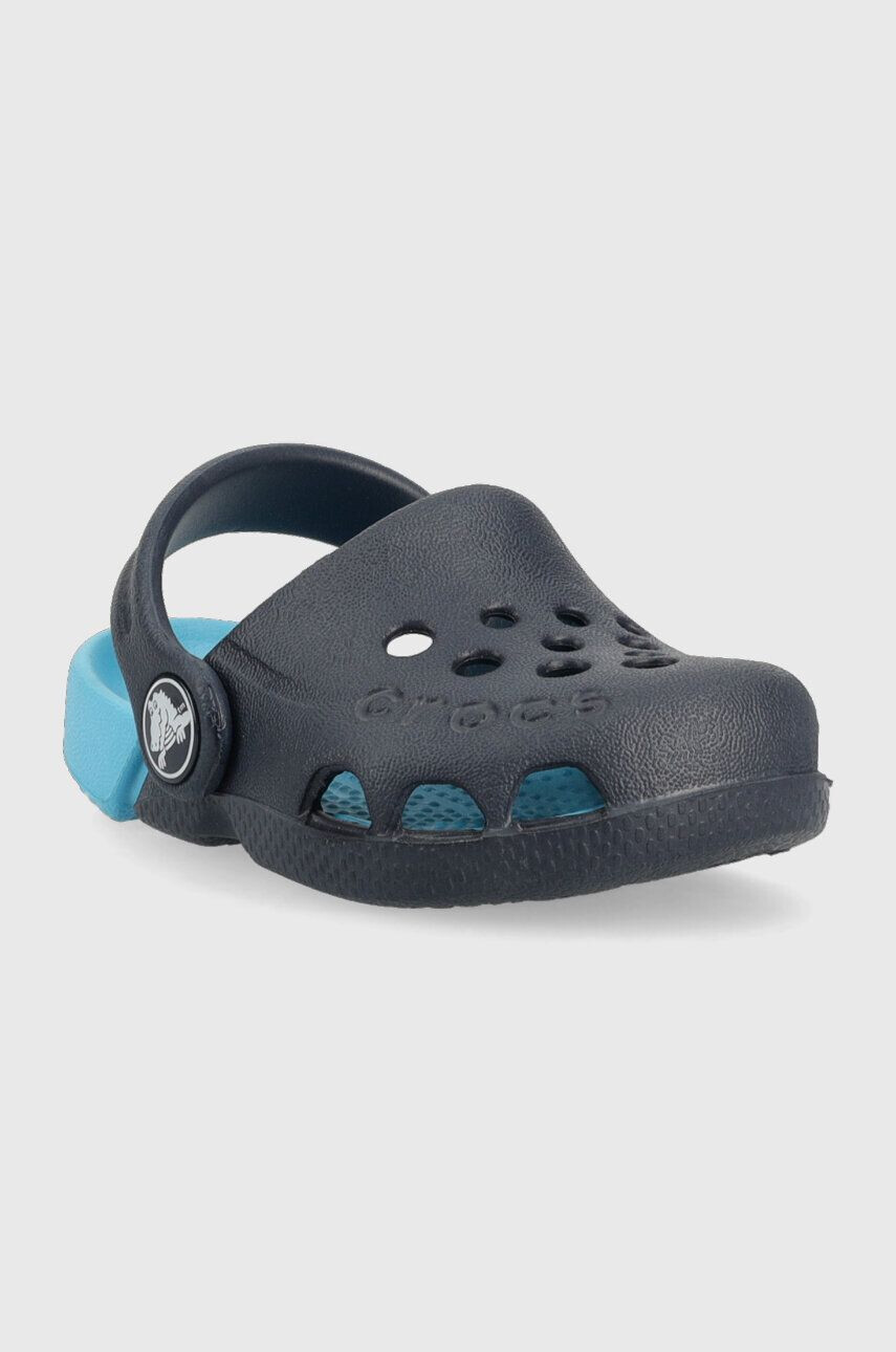 Crocs slapi copii culoarea albastru marin - Pled.ro