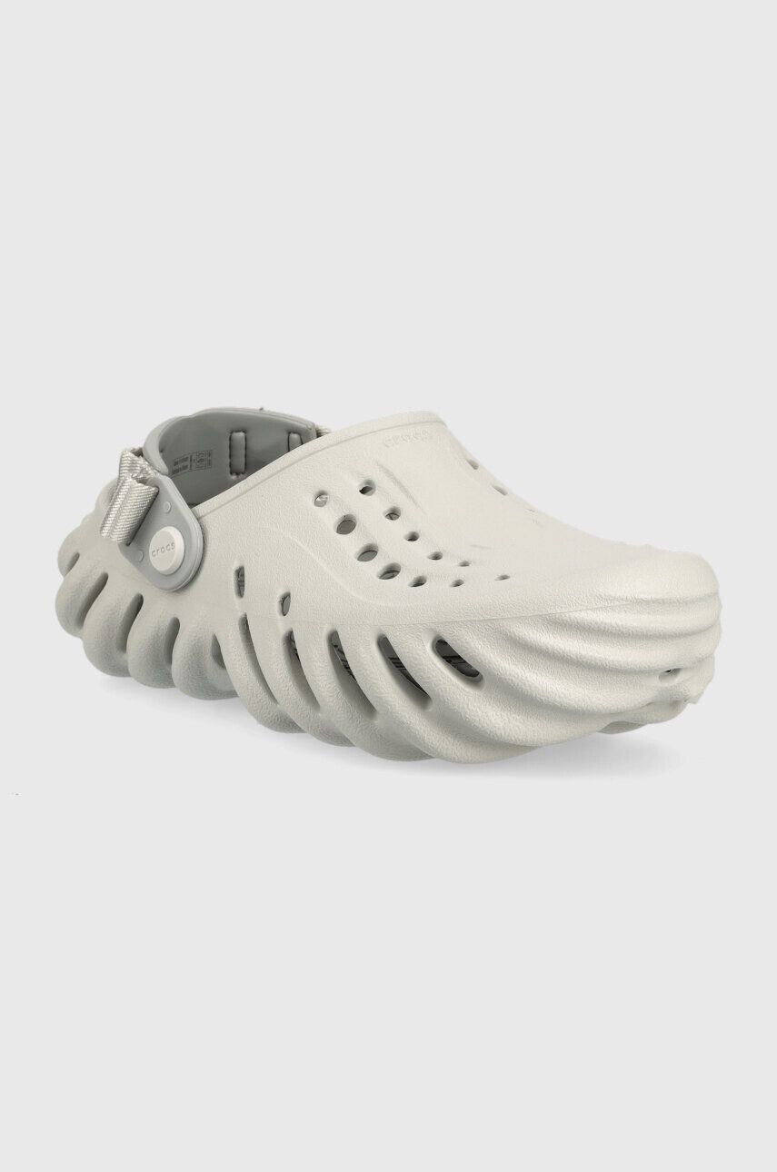 Crocs slapi copii culoarea gri - Pled.ro