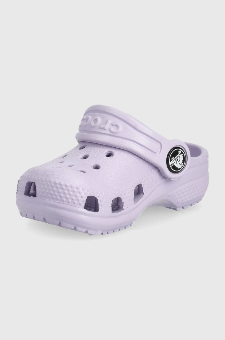 Crocs slapi copii culoarea violet - Pled.ro