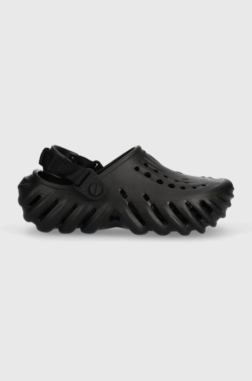 Crocs slapi copii culoarea negru - Pled.ro