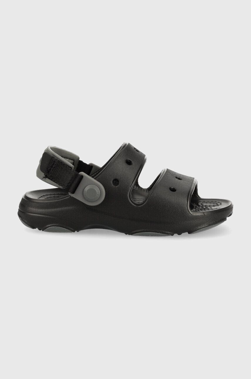 Crocs slapi copii culoarea negru - Pled.ro