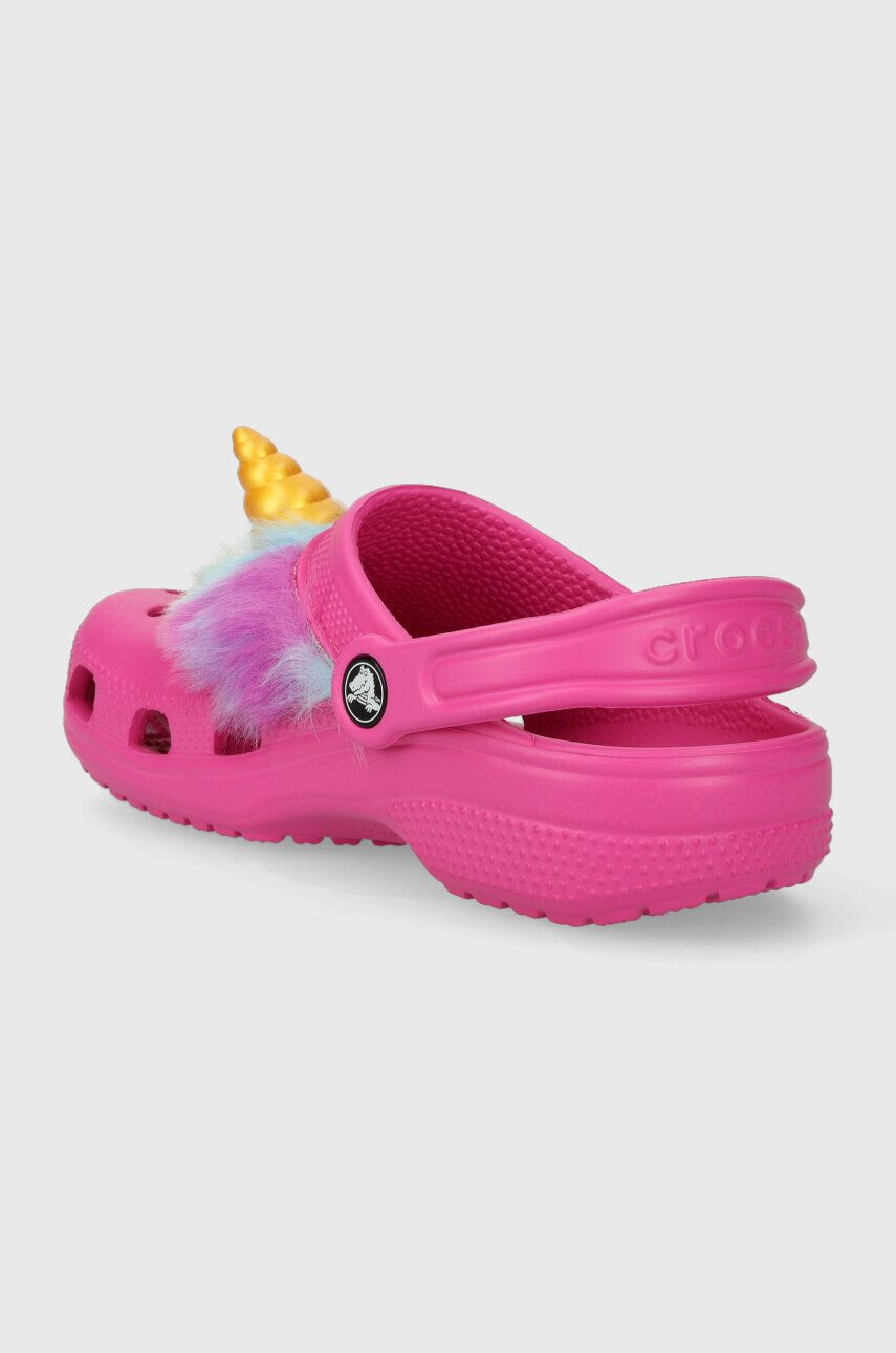 Crocs slapi copii Classic I Am Unicorn culoarea roz - Pled.ro