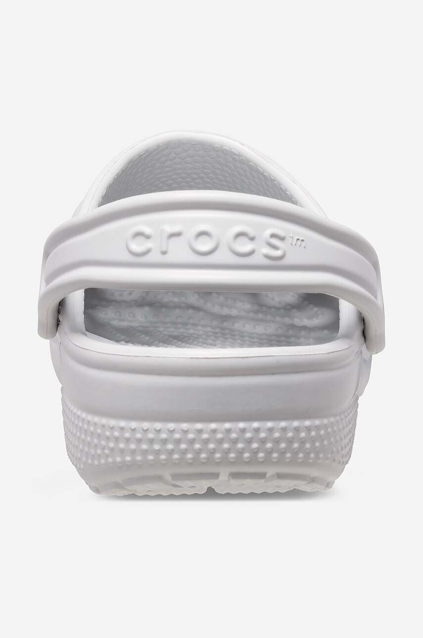 Crocs slapi Classic Kids Clog culoarea gri - Pled.ro