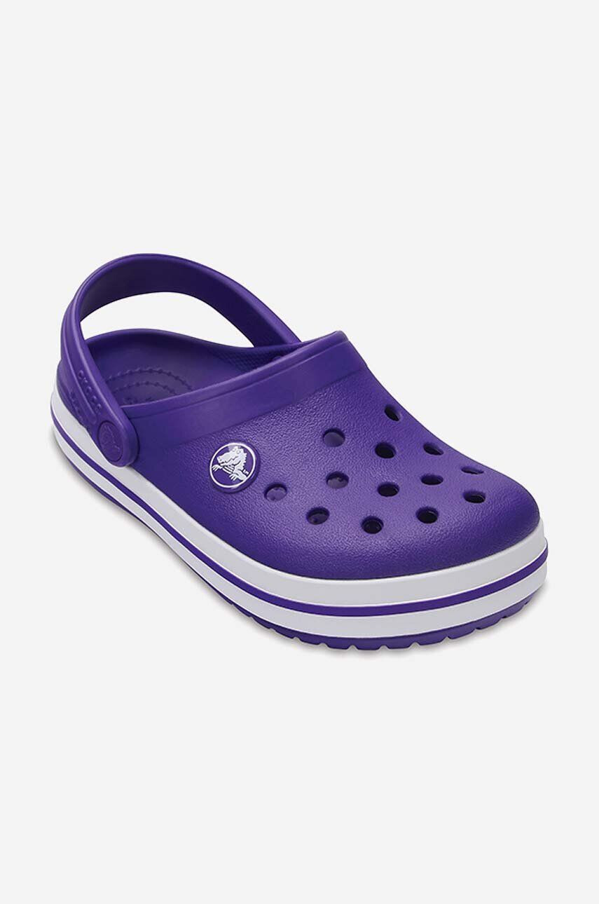 Crocs slapi copii CROCBAND 204537 culoarea violet - Pled.ro