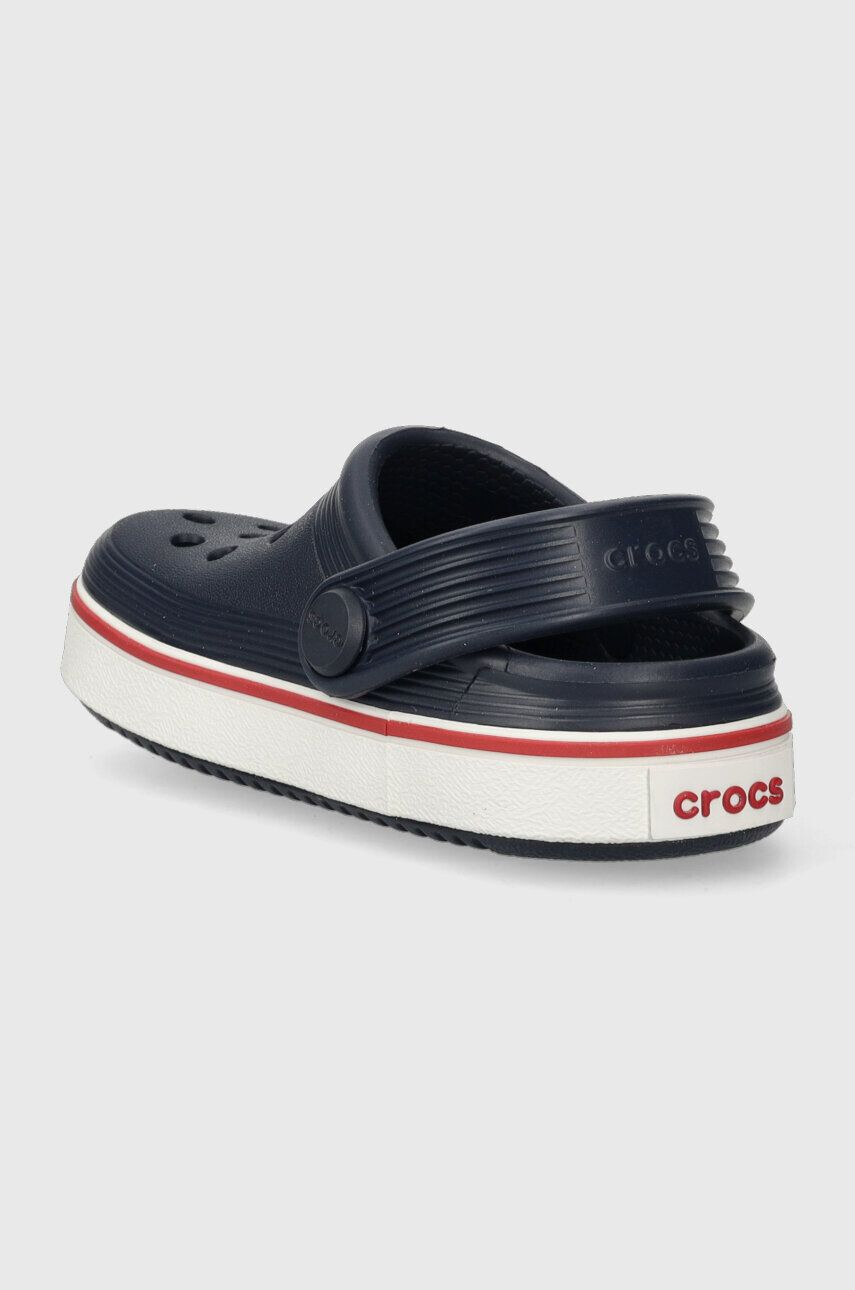 Crocs slapi copii CROCBAND CLEAN CLOG culoarea albastru marin - Pled.ro