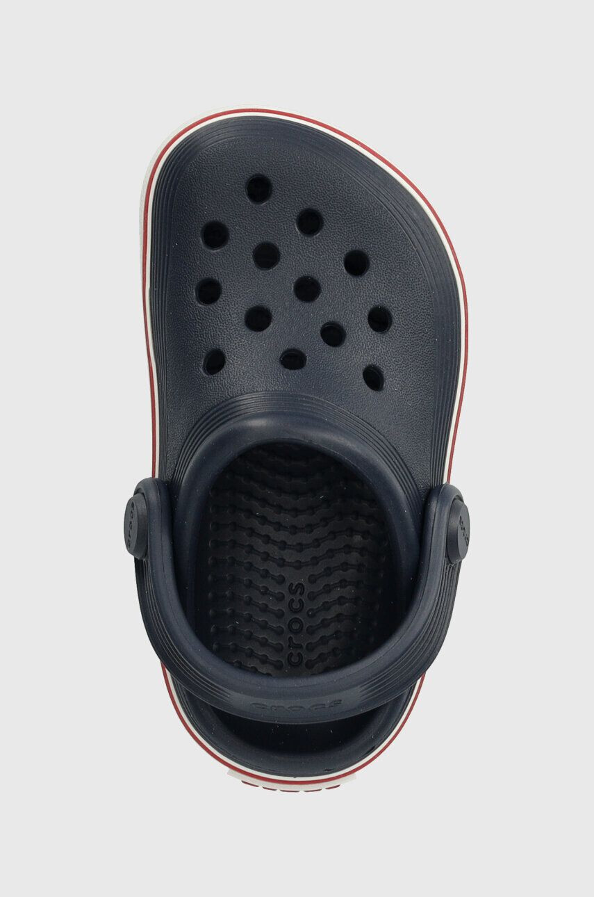 Crocs slapi copii CROCBAND CLEAN CLOG culoarea albastru marin - Pled.ro