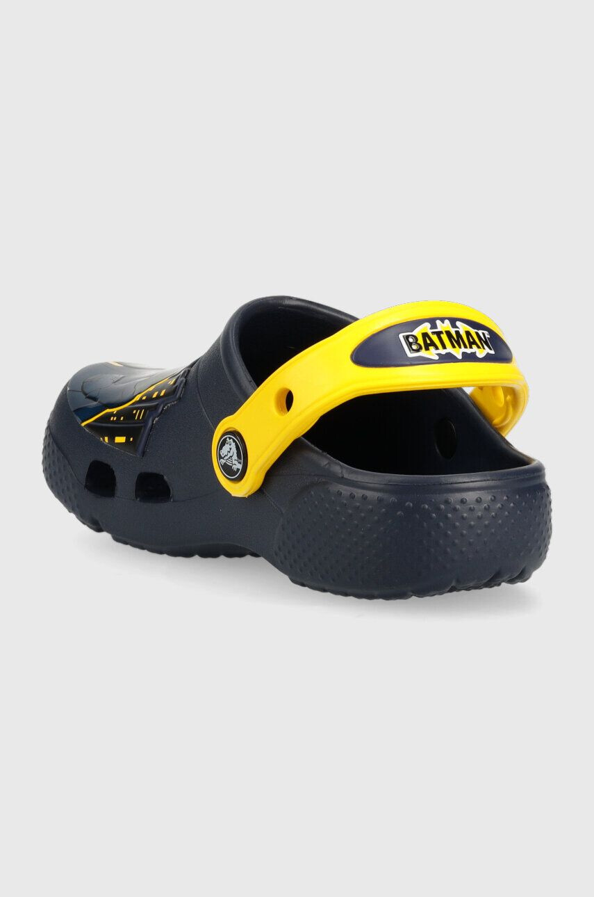 Crocs slapi copii FL BATMAN PATCH culoarea albastru marin - Pled.ro