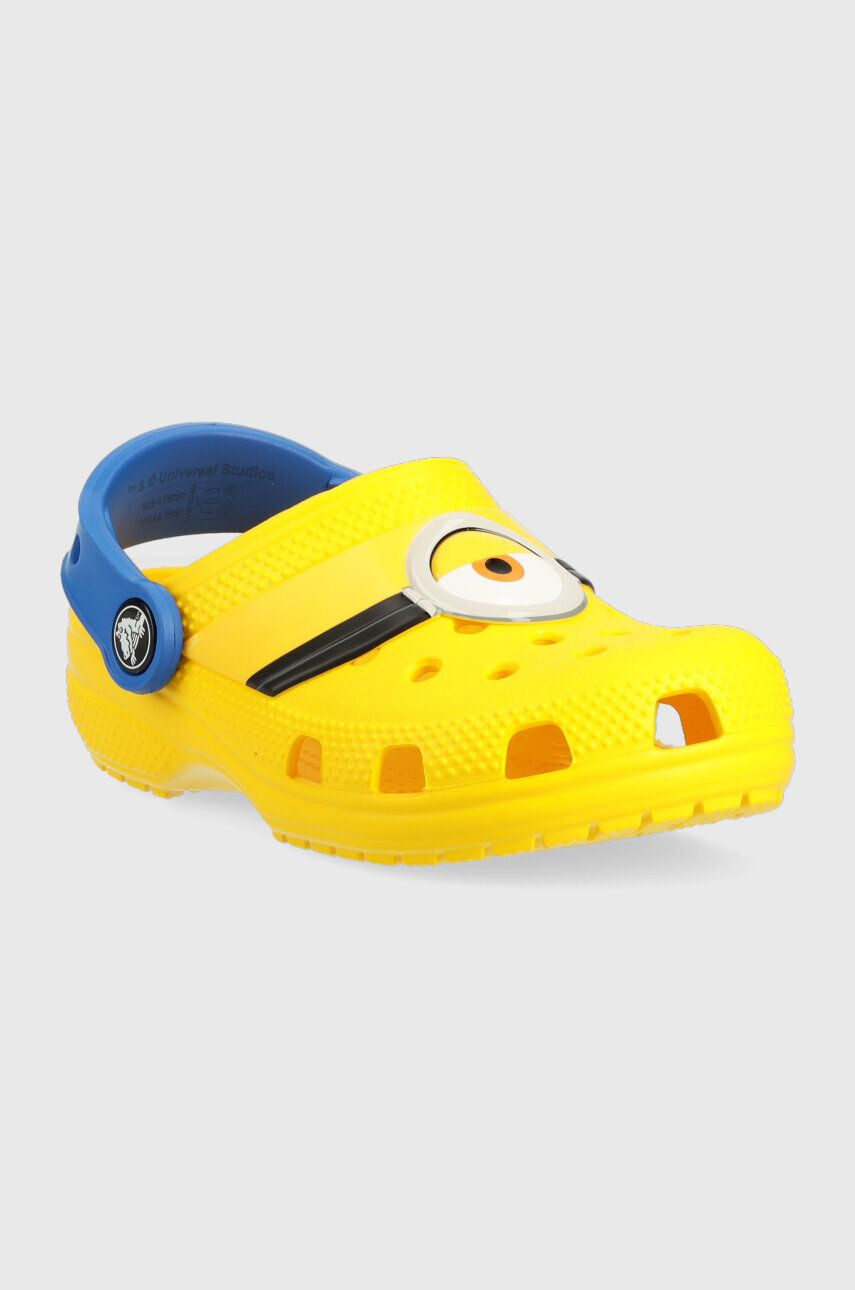 Crocs slapi copii x Minions culoarea galben - Pled.ro