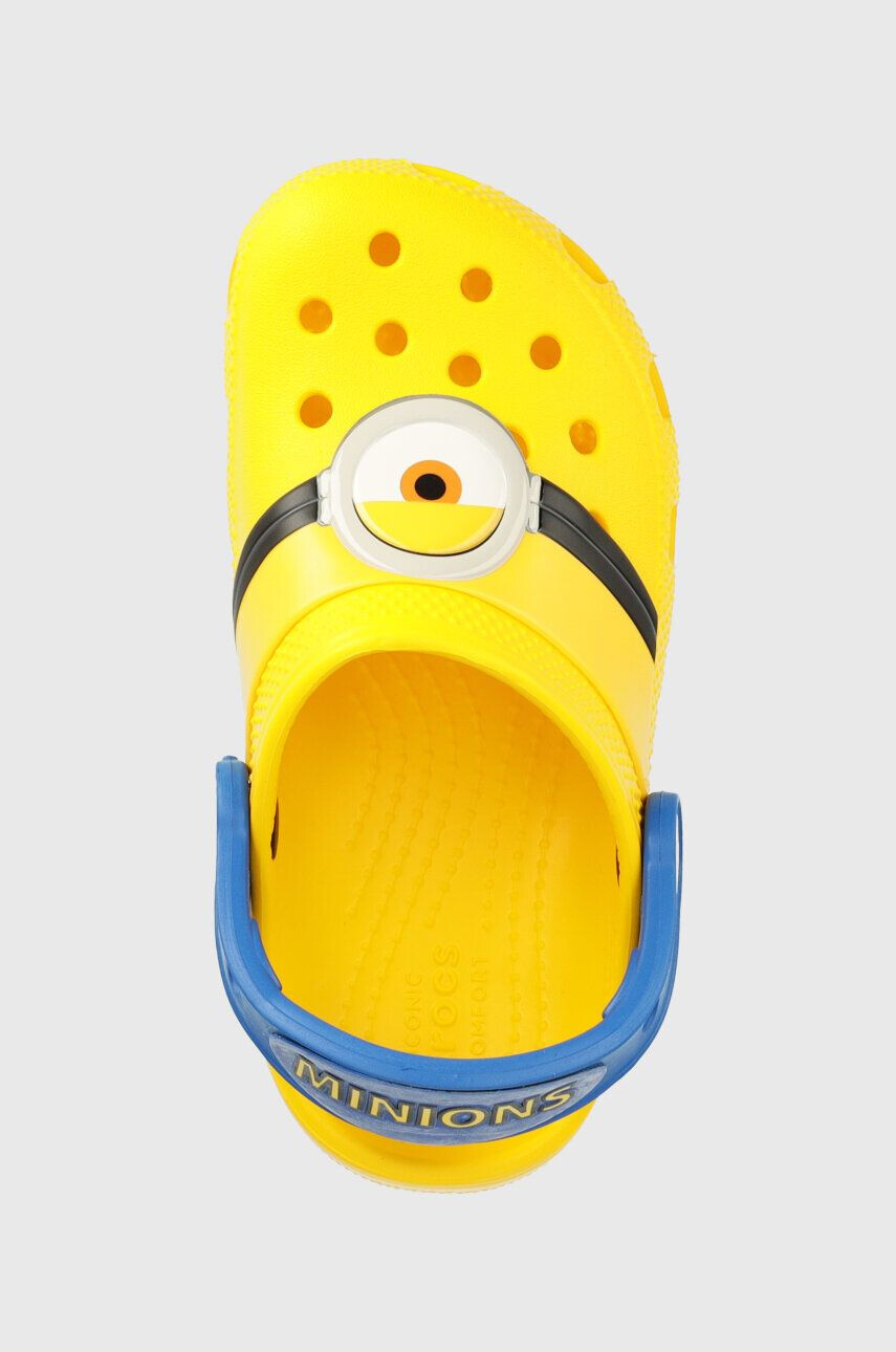 Crocs slapi copii x Minions culoarea galben - Pled.ro