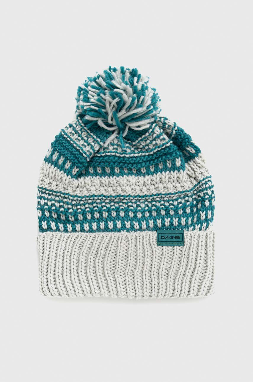 Dakine caciula Davina Beanie culoarea turcoaz din tricot gros - Pled.ro