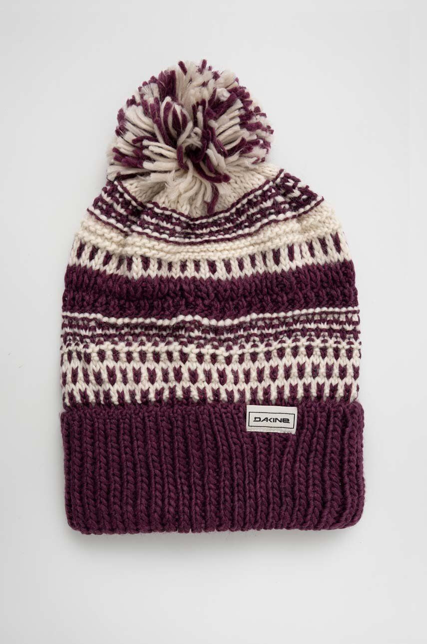 Dakine caciula Davina Beanie culoarea violet din tricot gros - Pled.ro