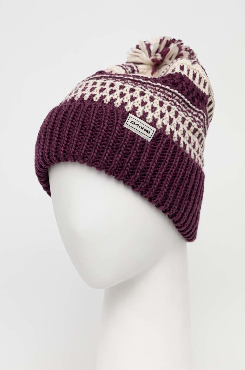 Dakine caciula Davina Beanie culoarea violet din tricot gros - Pled.ro